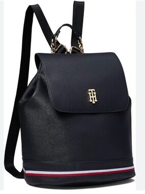 Tommy Hilfiger Joy II Flap Backpack black